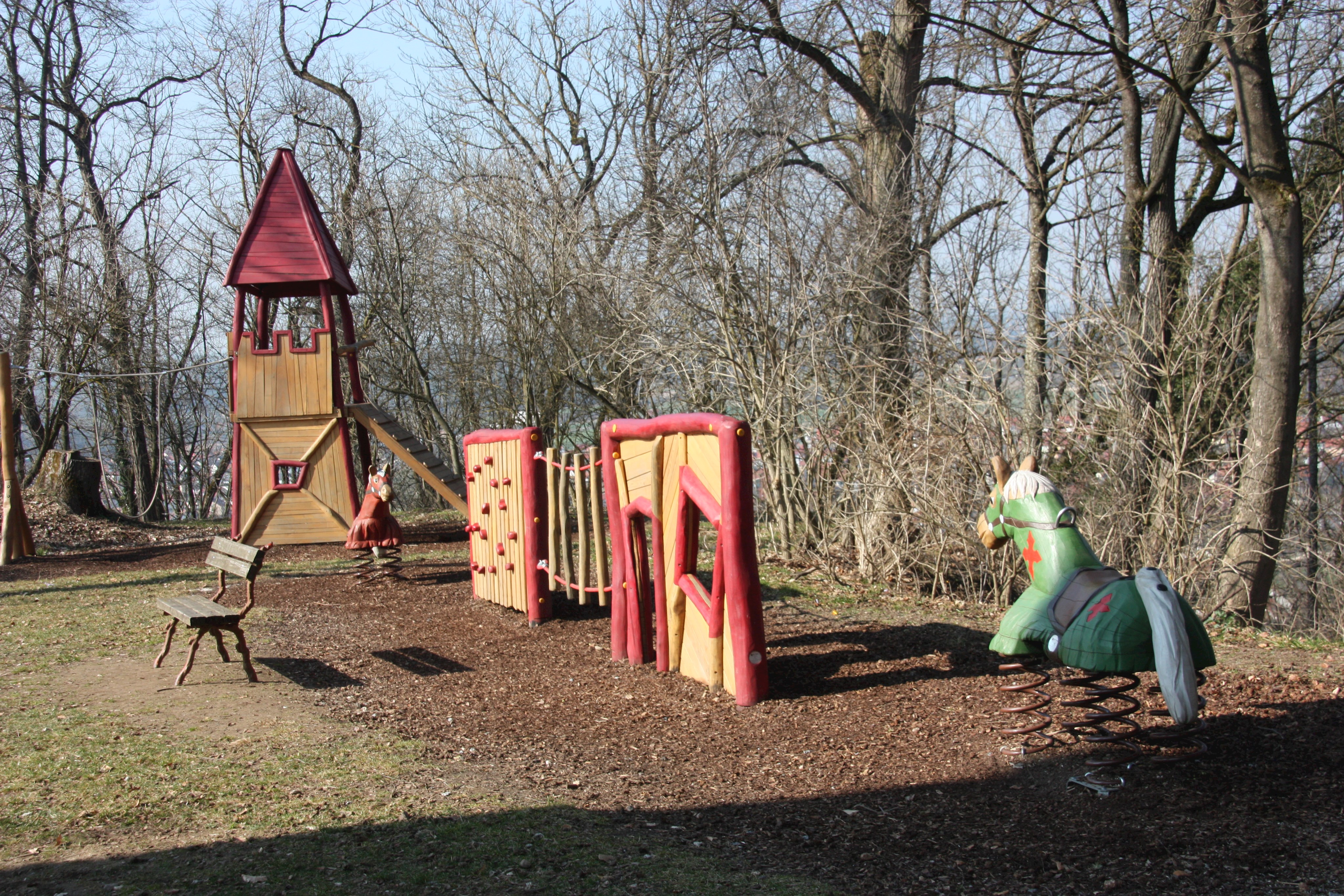 Spielplatz auf dem Schlossberg Regenstauf